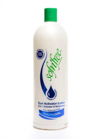 Lozione per Capelli Activator Ricci Setosi E Morbidi Con Olio Di Cocco 570 Ml Crema Condizionante per Capelli Ricci E Mossi Sof N'Free