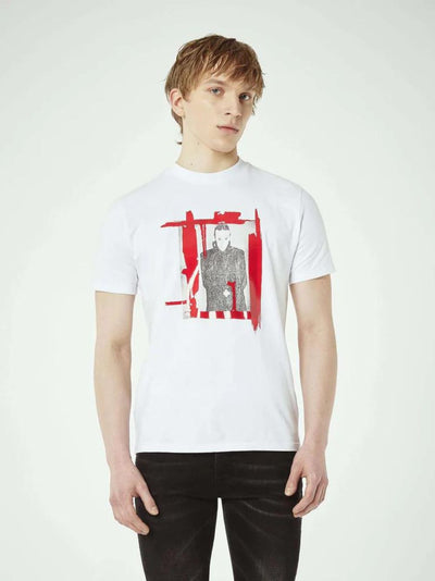 John Richmond T-SHIRT STAMPA CENTRALE da uomo