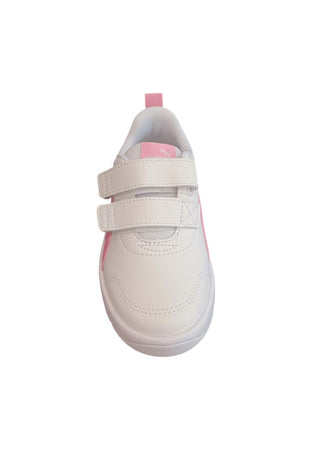 Scarpe sneakers Unisex bambini PUMA COURTFLEX  blue-bianco-rosso velcro