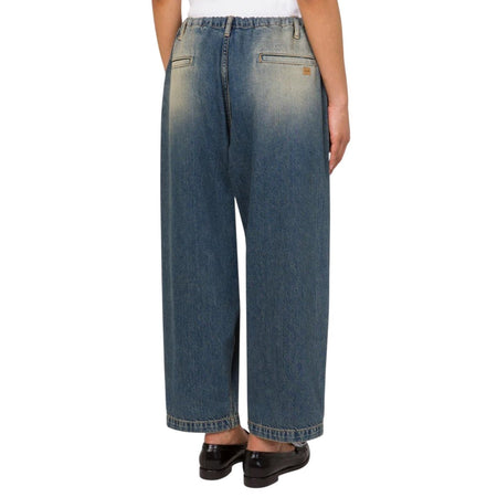 MOSCHINO JEANS pantaloni donna moschino jeans - pantalone denim fermo 12,5 oz - blu da donna