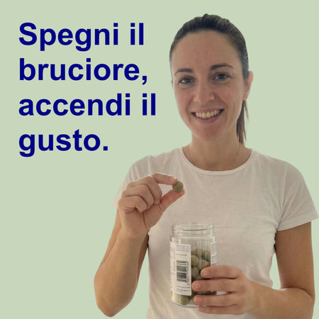 Gastronelle Integratore Alimentare per Gastrite e Reflusso - 60 Gommose Gusto Limone con Malva e Avena - Azione e Protettiva della Mucosa Gastrica