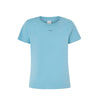 Pinko t-shirt donna pinko - basico t-shirt jersey old - blu da donna