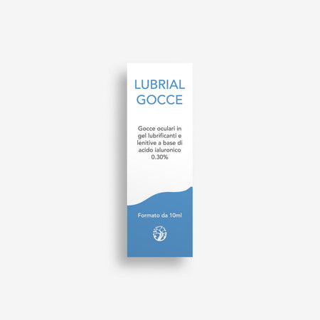 Lubrial Gocce Oculari 0,3% 10 Ml Lubrificanti Lenitive con Acido Ialuronico