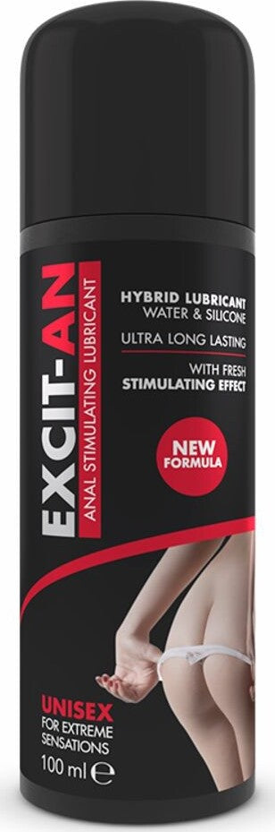 Lubrificante Anale Intimo Al Silicone E Acqua Ibrido Stimolante Excit-an 100 ml Salute e cura della persona/Erotismo e contraccezione/Prodotti per igiene e ausilio erotico/Lubrificanti e gel stimolanti Kondorama - Martinsicuro, Commerciovirtuoso.it