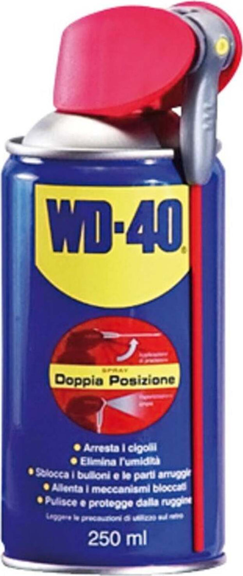 Lubrificante wd40 multi posizione anticorrosivo sbloccante anti ruggine 250 ml Auto e Moto/Oli e liquidi/Grassi e lubrificanti La Zappa - Altamura, Commerciovirtuoso.it