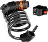 Lucchetto a Combinazione Catena Bicicletta Scooter Antifurto 120cm x 12mm Livello di Sicurezza Molto Alto