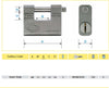 LUCCHETTO CATENACCIO MONOBLOCCO IN ACCIAIO CEMENTATO GRIZZLY CORBIN ANTITRAPANO Fai da te/Sicurezza e protezione/Lucchetti e cerniere/Lucchetti con chiave Trade Shop italia - Napoli, Commerciovirtuoso.it