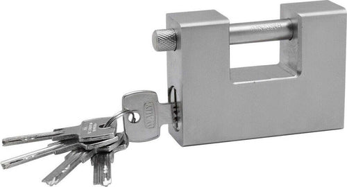 Lucchetto Corazzato In Acciaio Temprato Antiscasso Catenaccio Per Serrande 84mm Casa, arredamento e bricolage > Sicurezza e Antifurti > Lucchetti e Serrature Trade Shop italia - Napoli, Commerciovirtuoso.it