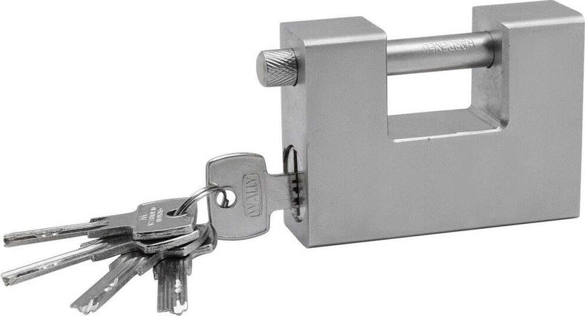 Lucchetto Corazzato In Acciaio Temprato Antiscasso Catenaccio Per Serrande 84mm Casa, arredamento e bricolage > Sicurezza e Antifurti > Lucchetti e Serrature Trade Shop italia - Napoli, Commerciovirtuoso.it