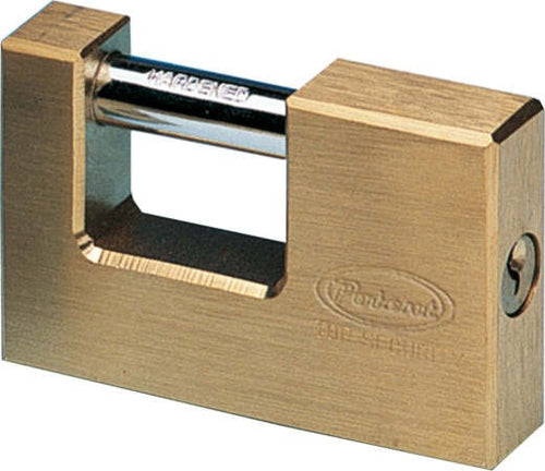 Lucchetto corazzato per saracinesca - ottone massiccio - 7 7x5x1 6cm - oro - Metalplus Fai da te/Sicurezza e protezione/Lucchetti e cerniere/Lucchetti con chiave Eurocartuccia - Pavullo, Commerciovirtuoso.it