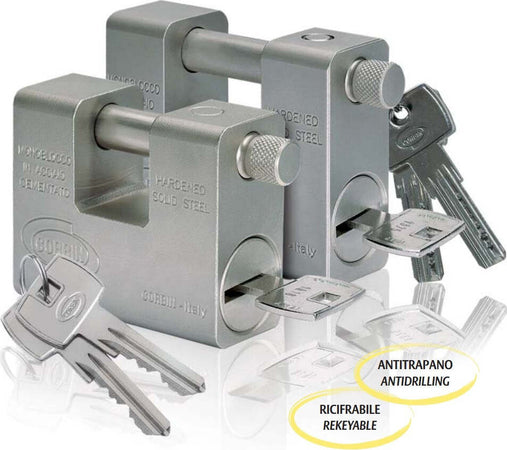LUCCHETTO GRIZZLY IN ACCIAIO CEMENTATO ANTITRAPANO CON CHIAVE DOM CORBIN Fai da te/Sicurezza e protezione/Lucchetti e cerniere/Lucchetti con chiave Trade Shop italia - Napoli, Commerciovirtuoso.it