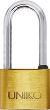 LUCCHETTO-RETTANGOLARE-ARCO-LUNGO-'UNIKO'-mm-40-(chiave-UL058)