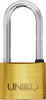 LUCCHETTO-RETTANGOLARE-ARCO-LUNGO-'UNIKO'-mm-40-(chiave-UL058)