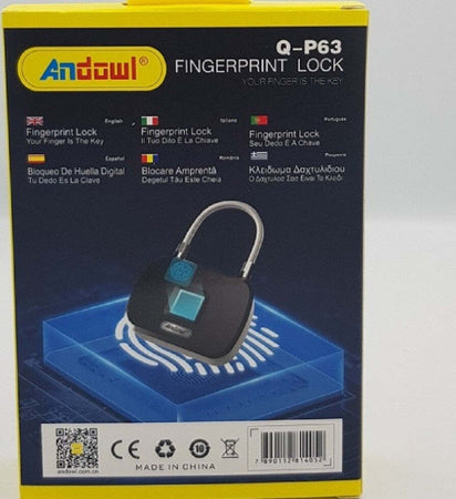Lucchetto Serratura Smart Impronta Digitale Telecomando Senza Chiave App Q-p63 Fai da te/Sicurezza e protezione/Lucchetti e cerniere/Lucchetti a combinazione Trade Shop italia - Napoli, Commerciovirtuoso.it