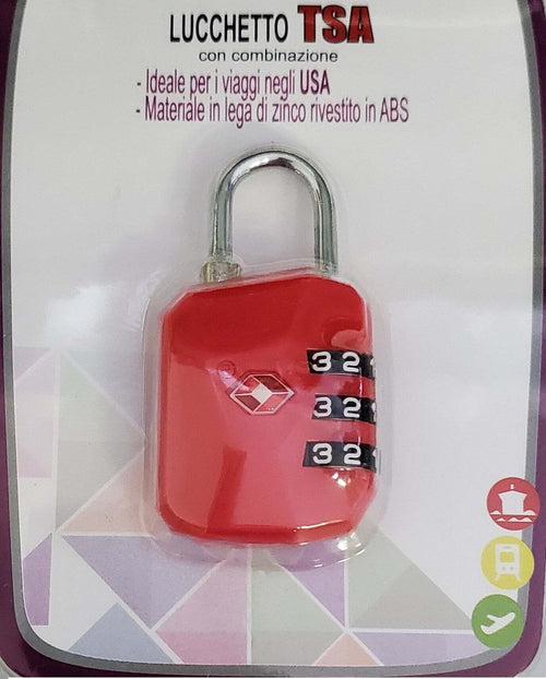 Lucchetto TSA Avent rosso per viaggiare sicuri Fai da te/Sicurezza e protezione/Lucchetti e cerniere/Lucchetti con chiave Scontolo.net - Potenza, Commerciovirtuoso.it