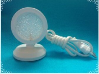 LUCCIOLA A NEON CON CAVO E SPINA 230V.