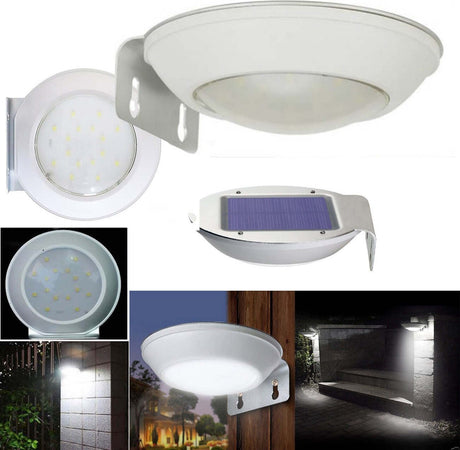 LUCE 16 LED SMD PANNELLO SOLARE RICARICABILE DA GIARDINO PER ESTERNO CON STAFFA Illuminazione/Illuminazione per esterni/Lampade da parete Trade Shop italia - Napoli, Commerciovirtuoso.it