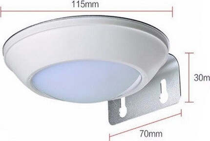 LUCE 16 LED SMD PANNELLO SOLARE RICARICABILE DA GIARDINO PER ESTERNO CON STAFFA Illuminazione/Illuminazione per esterni/Lampade da parete Trade Shop italia - Napoli, Commerciovirtuoso.it