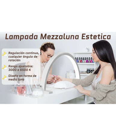 Luce A Mezza Luna Per Scrivania Lampada Lunare A Led Per Unghie Trucco Estetista