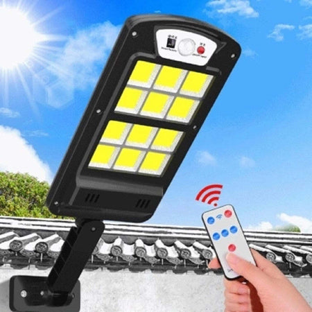 Luce Ad Energia Solare Sensore Di Movimento A Led Staffa Telecomando Giardino Articoli da Giardino > Illuminazione da esterno > Lampade per esterno Trade Shop italia - Napoli, Commerciovirtuoso.it