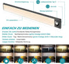 Luce Di Sicurezza Led Batteria Ricaricabile Sensore Movimento Magnetica Q-led80 Illuminazione/Illuminazione per interni/Illuminazione speciale/Luci notturne Trade Shop italia - Napoli, Commerciovirtuoso.it