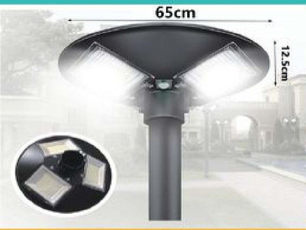 Luce Lampione Faro Giardino Stradale Crepuscolare Pannello Solare 500 W Led-8447 Illuminazione/Illuminazione per esterni/Lampioni Trade Shop italia - Napoli, Commerciovirtuoso.it