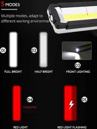 Luce Lavoro Led Ricaricabile Usb Torcia Attacco Magnetico 5 Modalit? Antiscivolo Casa, arredamento e bricolage > Bricolage e fai da te > Torce Trade Shop italia - Napoli, Commerciovirtuoso.it