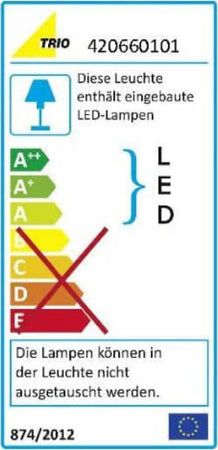 Luce LED Esterna in Alluminio, 6 W, 110 cm, Bianco [Classe di efficienza energetica A] Illuminazione/Illuminazione per esterni/Lampade da parete Scontolo.net - Potenza, Commerciovirtuoso.it