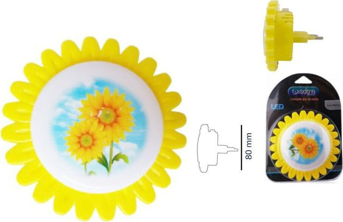 Luce Led Notturna Forma Fiore Giallo Luce Bianca Lampada Cameretta Bimbi Dt-2188 Casa, arredamento e bricolage > Illuminazione da interno > Lampade Led Trade Shop italia - Napoli, Commerciovirtuoso.it