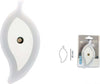 Luce-Notturna-A-Led-Forma-Foglia-Luce-Bianca-Lampada-Per-Camera-Corridoio-Dt2194