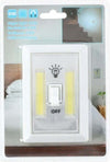 Luce-Notturna-Da-Notte-2xcob-2w-A-Batterie-Sicurezza-Bambini-Con-Interruttore