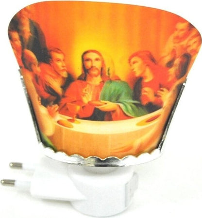 LUCE NOTTURNA LAMPADINA RAFFIGURANTE GESù CRISTO ULTIMA CENA IN 3D INTERRUTTORE Illuminazione/Illuminazione per interni/Illuminazione speciale/Luci notturne Trade Shop italia - Napoli, Commerciovirtuoso.it