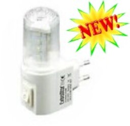 LUCE NOTTURNA MULTI LED + INTERRUTTORE 1W