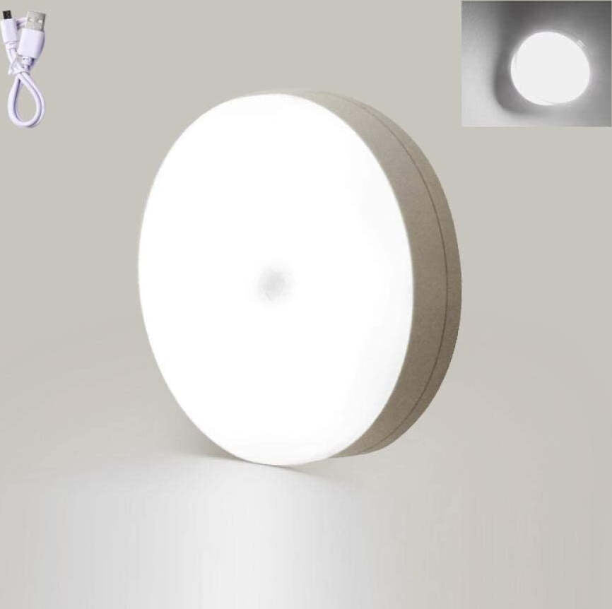 LED Induzione del corpo umano Luce notturna Ricarica USB Lampada con
