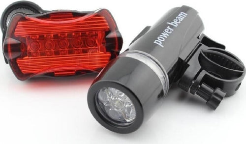 LUCE PER BICICLETTA LAMPADA 5 LED BICI SICUREZZA C/FANALINO ANTERIORE POSTERIORE Sport e tempo libero/Attività ricreative all'aperto/Ciclismo/Luci e riflettori/Fanalini posteriori Trade Shop italia - Napoli, Commerciovirtuoso.it