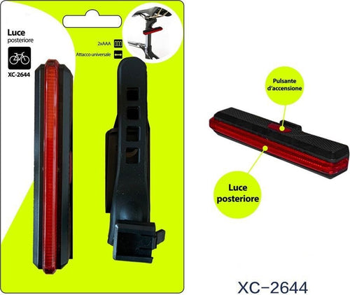 Luce Posteriore A Batteria Per Bici Fanale Bicicletta Attacco Universale Xc-2644 Sport e Tempo Libero > Ciclismo > Luci per Bici > Sport Trade Shop italia - Napoli, Commerciovirtuoso.it