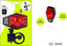 Luce Posteriore Bici Bicicletta Attacco Universale Pulsante Accensione Xc-2646 Sport e Tempo Libero > Ciclismo > Luci per Bici > Sport Trade Shop italia - Napoli, Commerciovirtuoso.it
