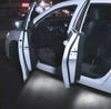 Luci T10 W5W Led 3W BIANCO Freddo 6000K Canbus 3SMD 5050 Portiera Pozzanghera Per Fiat Punto