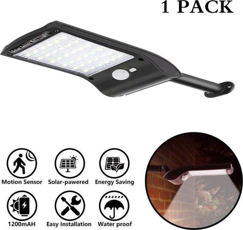 Luce Solare Applique 36 Led Da Parete Sensore Di Movimento Giardino Linq L808b Illuminazione/Illuminazione per esterni/Lampade da parete Trade Shop italia - Napoli, Commerciovirtuoso.it