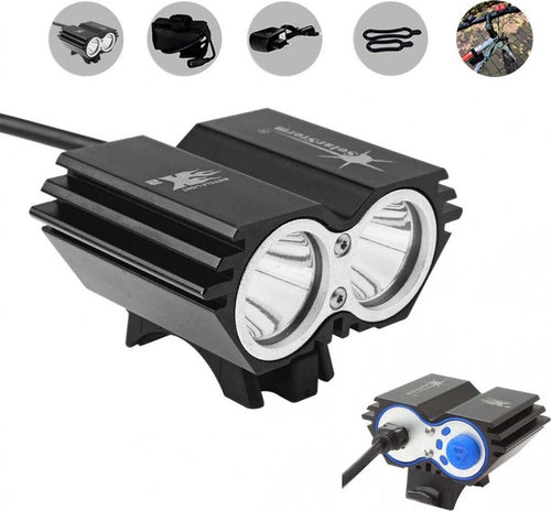 LUCE TORCIA CREE LED XM-L2 FARO FANALE BICICLETTA MTB BDC BICI SCUTER LAMPADA Sport e tempo libero/Attività ricreative all'aperto/Ciclismo/Luci e riflettori/Fanalini anteriori Trade Shop italia - Napoli, Commerciovirtuoso.it