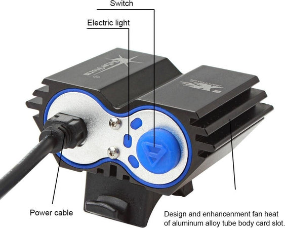 LUCE TORCIA CREE LED XM-L2 FARO FANALE BICICLETTA MTB BDC BICI SCUTER LAMPADA Sport e tempo libero/Attività ricreative all'aperto/Ciclismo/Luci e riflettori/Fanalini anteriori Trade Shop italia - Napoli, Commerciovirtuoso.it
