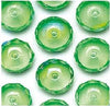 Luce-verde-sfaccettato-ruota-8-mm