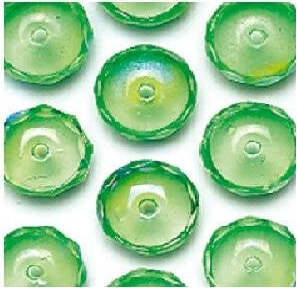Luce-verde-sfaccettato-ruota-8-mm