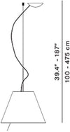 Luceplan Grande Costanza D13Gsi Lampada a Sospensione on/off