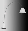 Luceplan Lady Costanza D13E i. Lampada da terra telescopica on/off