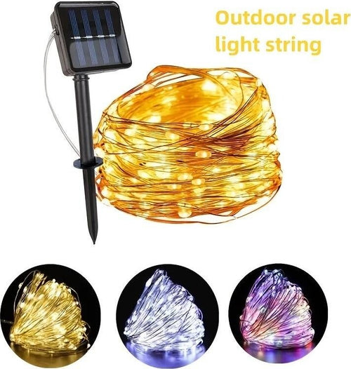 Luci-A-Stringa-A-Led-Solare-Impermeabile-Per-Esterni-Lampada-Solare-Per-Decorazioni-Da-Giardino