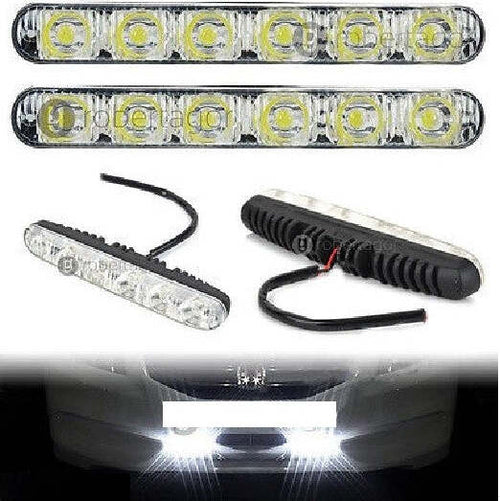 LUCI AUTO 6 LED PER FANALE DAYTIME DIURNE ALTA LUMINOSITA 12V SAFETY LIGHT WJXC6  Trade Shop italia - Napoli, Commerciovirtuoso.it