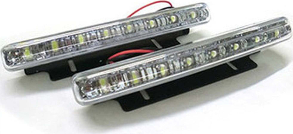 LUCI AUTO 8 LED PER FANALE DAYTIME - DIURNE WATERPROOF DC 12V PARAURTI AUTO  Trade Shop italia - Napoli, Commerciovirtuoso.it