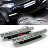 Luci-Auto-8-Led-Per-Fanale-Daytime---Diurne-Waterproof-Dc-12v-Paraurti-Auto