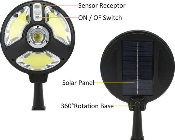 Luci Da Giardino Solare A Led Ricarica Rapida Cob Illuminazione Stradale Esterno Illuminazione/Illuminazione per esterni/Luci per sentieri Trade Shop italia - Napoli, Commerciovirtuoso.it